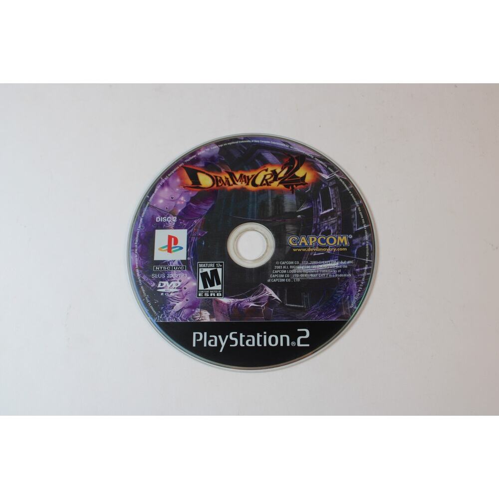 Devil May Cry 2 (Sony Playstation 2, 2003, PS2) Authentic, Disc Only, Tested - Picture 3 of 8